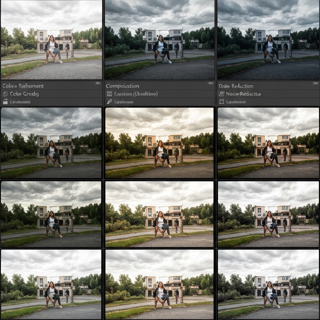 Multi-turn editing example showing progressive image refinements
